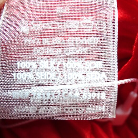 EILEEN FISHER Whisper Transitional Silk Scarf in Flame Color - Picture 9 of 9